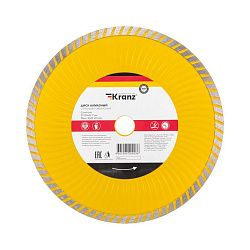 Диск алмазный отрезной Turbo волна 230x22,2x2,4x10мм KRANZ KR-90-0135