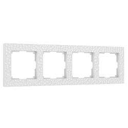 Рамка на 4 поста Hammer (белый) Werkel W0042401