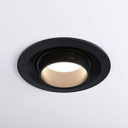 Светильник светодиодный встраиваемый с регулировкой угла освещения 9919 LED 10W 4200K черный Elektro a052458