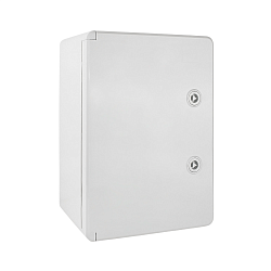 Корпус пластиковый КМПн-18 (2х9) 250х350х150 серая непрозрачная дверь IP65 DEKRON DEK-M18-253515-65