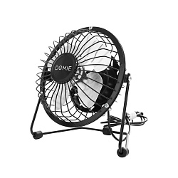 Вентилятор настольный DOMIE, DX-4 USB, черный 60-0225