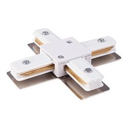 Коннектор X-образный для однофазного шинопровода белый TRC-1-1-X-WH Elektrostandard a039585