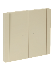 FORTE&PIANO Выключатель 2-клавишный с индикацией 10А FP406 ваниль IEK 