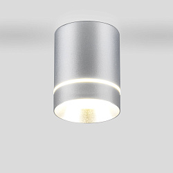 Накладной акцентный светодиодный светильник DLR021 9W 4200K / хром матовый DLR021 9W 4200K хром мато a037519