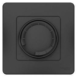 Светорегулятор поворотно-нажимной универсальный СП Blanca 400Вт антрацит SE BLNSS040016 1210391