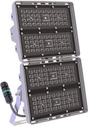 Светильник L-pixel 2/banner/100/Д/850/01/R5/I1-C2/MT-KM/220AC IP66 RAL7035 LEDEL PX100-11316-123-182
