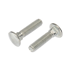 Болт мебельный KRANZ DIN 603, 6х25, упаковка поставщика ( 20 кг. / 2 700 шт.) 1301-0625-1