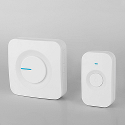 Звонок беспроводной 52M IP44 DBQ23M WL белый Elektrostandard a045578