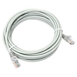 Патч-корд TERACOM PRO Cat.5E неэкран. UTP LSZH серый (5,0м) TRP-5EUTP-LSH-5M-GY