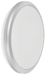 Светильник светодиодный ДПБ 3103 18Вт IP54 4000K круг серебро IEK LDPB0-3103-18-4000-K01