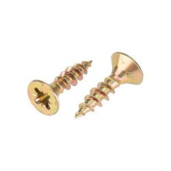 Саморез универсальный 4,0х16 мм, желтый цинк, пакет (1000 шт/уп) KRANZ 1111-0416-2