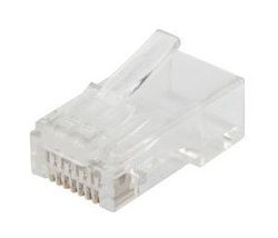 Rexant Разъем сетевой LAN на кабель, штекер 8Р8С (Rj-45) под обжим, категория 6, (10шт.) 06-0085-А10