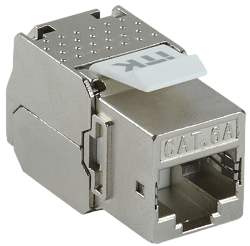 ITK Модуль Keystone Jack кат.6А STP без инструмента TOOLLESS 180град CS1-1C6AS-T2