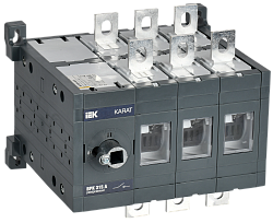 KARAT Выключатель-разъединитель ВРК реверсивный без рукоятки управления 3P 315А IEK KA-VR20-3-0315