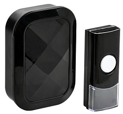 Звонок беспроводной ДЗБ3-36М (36 мелодий) черный IEK EZD21-03-AAA-K02