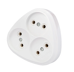 Разветвитель трехместный РВ16-258 3806BY