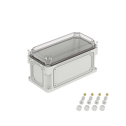 Корпус 300х150х160мм IP67 с прозр. крышкой 35мм с фланцами пластик. DKC 531311 531311