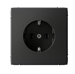 Розетка ArtGallery 16А с заземл. механизм базальт SE GAL001443 1823427