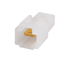 Клемма плоская штекер 6.3 мм 1-1.5 мм² (РП-п 1.5-(6.3)) + колодка REXANT 08-0951