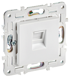 SKANDY Розетка компьютерная RJ45 кат.5E SK-K01W арктический белый IEK SK-K10-1-K01