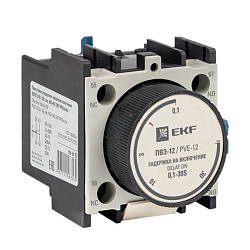Приставка выдержки времени включения ПВЭ-12 0,1-30сек NO+NC EKF 