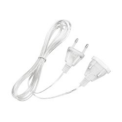 Удлинитель для домашних гирлянд 3 м прозрачный ПВХ 315-424