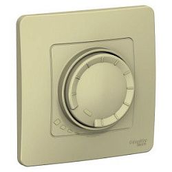 Светорегулятор поворотно-нажимной универсальный СП Blanca 400Вт беж. SE BLNSS040017 1272653