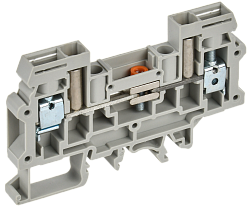 Колодка клеммная CTS-DT измерительная 6мм2 серая IEK 