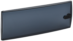TEKFOR Дверца для корпуса пластикового ЩРН(В)-П-12 IP41 черная прозрачная IEK TF-KP12D-DV-12-K02