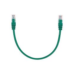 Патч-корд U/UTP, CAT 5e, RJ45-RJ45, 26AWG, LSZH, зеленый, 0,3м REXANT 02-0106-03
