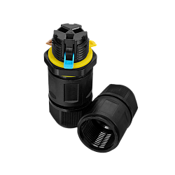 Герметичный соединитель WOLTA WTB-WBS/03B IP68 черный 94х25мм 1/50/300 WTB-WBS/03B