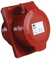 Розетка встраиваемая ССИ-425 3Р+Е+N 32А 380-415В IP44 IEK 