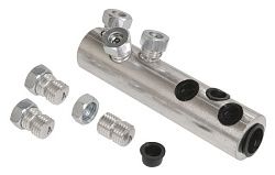 Алюминиевая механическая гильза со срывными болтами АМГ 25-95 IEK UZA-29-S25-S95-35