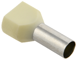 Наконечник НШВИ(2) 10-14 слоновая кость (20шт/упак) IEK UTE10-4-D10-0-100