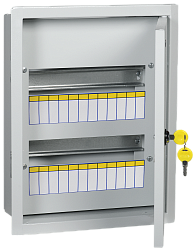 TITAN 3 Корпус металлический ЩРв-24 (395х310х120мм) IP31 IEK MKM14-V-24-30-T