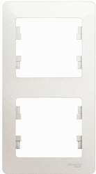 Рамка 2-м Glossa вертикал. перламутр SE GSL000606 1180370