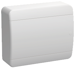TEKFOR Корпус пластиковый ЩРН-П-12 IP41 белая дверь IEK TF5-KP13-N-12-41-K01-K01