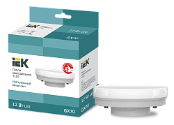 Лампа светодиодная T110 таблетка 12Вт 230В 4000К GX70 IEK LLE-T110-12-230-40-GX70