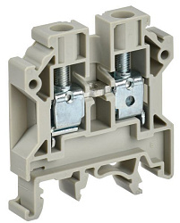 Колодка клеммная CTS 6мм2 серая IEK 