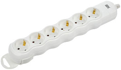 Розетка переносная разборная РПр06 6 мест IEK WYP10-D-KP-16-06-ZS-K01