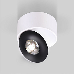 Накладной светодиодный светильник Glide белый/черный (25100/LED) 25100/LED Elektrostandard (УЦЕНКА) a059332уц