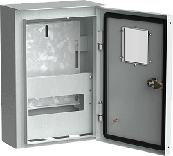 TITAN Корпус металлический коттеджный ЩУРн-1/9 (370х250х135мм) У1 IP54 IEK MKM24-N-009-54-ZO