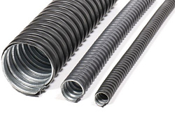 Металлорукав в ПВХ изоляции МРПИ НГ морозостойкий  25  (50 м/уп.) черный УХЛ1 ГОФРОМАТИК (ЗЭТАРУС) zeta42314