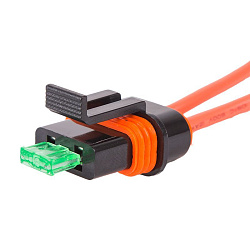 Держатель предохранителя типа Мини, влагозащищенный, на проводе REXANT 16-0424