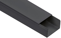 Кабель-канал 80х60 "ЭЛЕКОР" черный (8м) IEK EL-KK10-080-060-1-K02