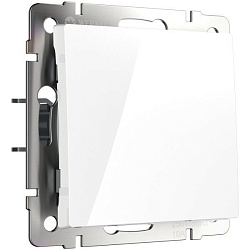 Перекрестный выключатель одноклавишный (белый) Werkel W1113001