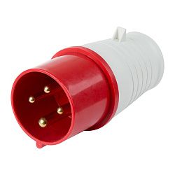 Вилка 024 переносная 3Р+РЕ 32А 380В IP44 REXANT 