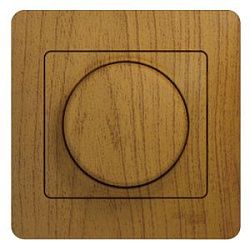 Светорегулятор (диммер) СП Glossa 300Вт поворот. в сборе дерево дуб SE GSL000534 288555