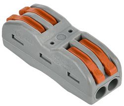 Строительно-монтажная клемма СМК 222-4122 проходная (4шт/упак) IEK UKZ20-4122-004