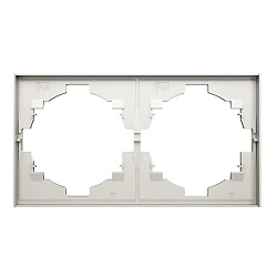 Рамка STRONG 2-постовая жемчуг KRANZ KR-78-0752-4